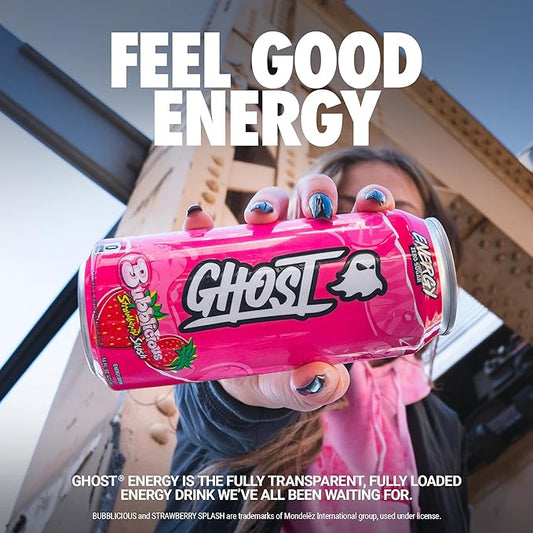 GHOST Energy Drink - Bubblicious Strawberry